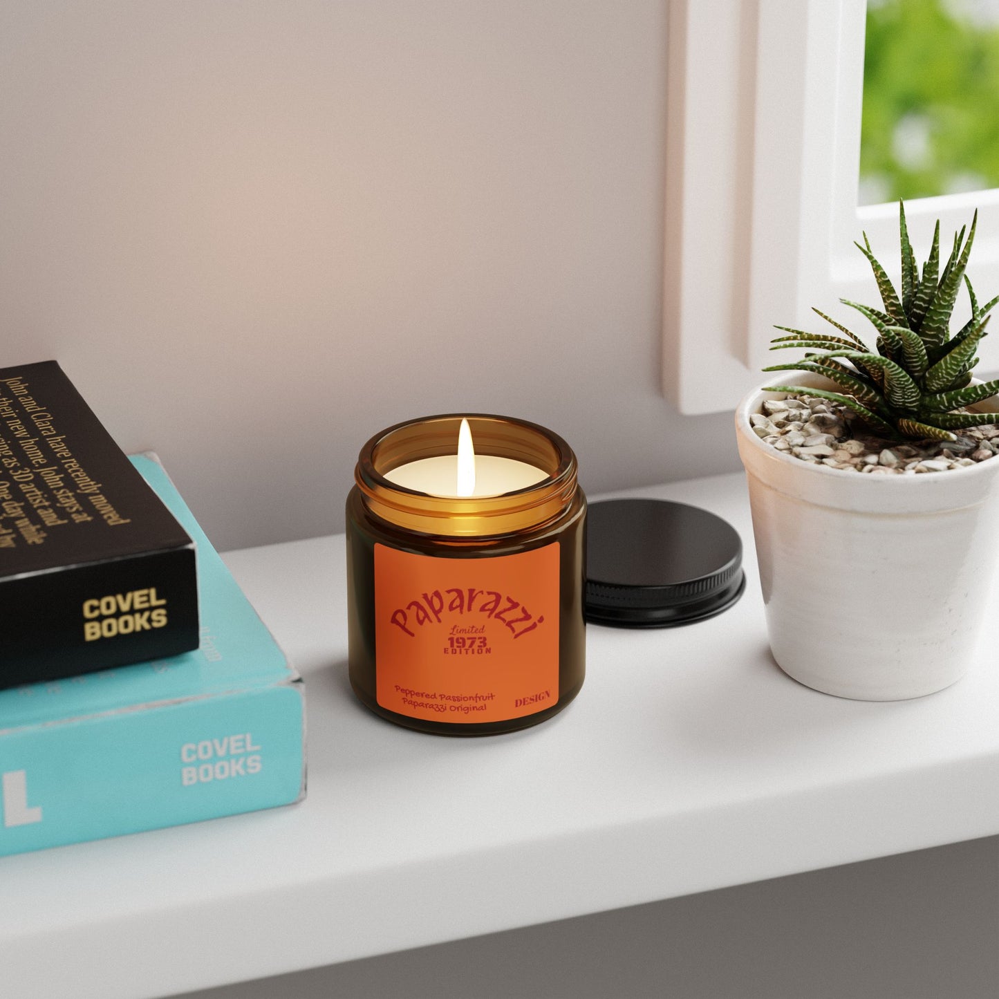 Scented Soy Candle Peppered Passionfruit Printify