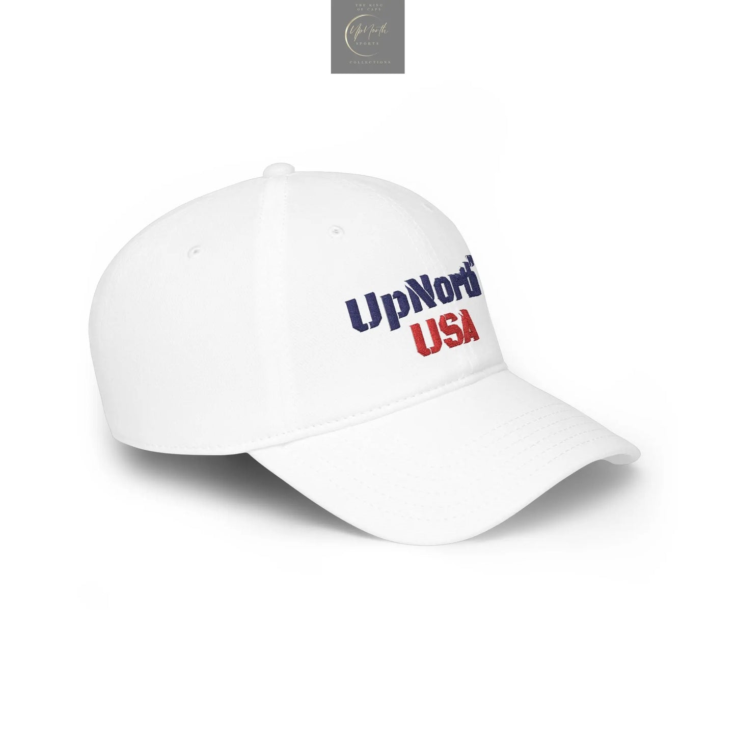 White UpNorth USA Baseball Cap