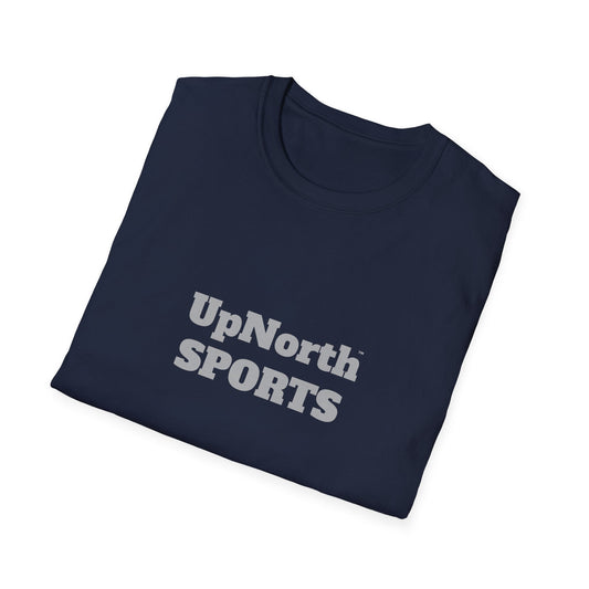 Navy Light Grey Unisex T-Shirt folded - UpNorth SPORTS