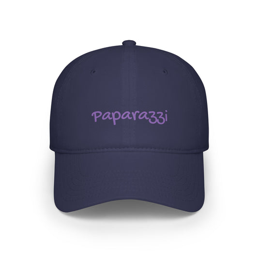 Baseball Cap Paparazzi purple on dark navy