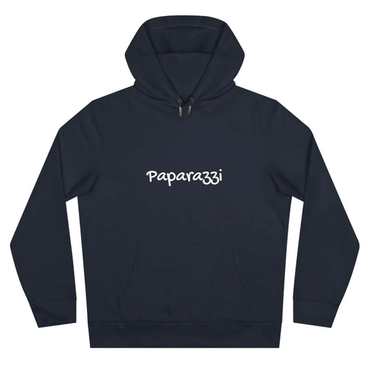 Navy Paparazzi White Hoodie Printify