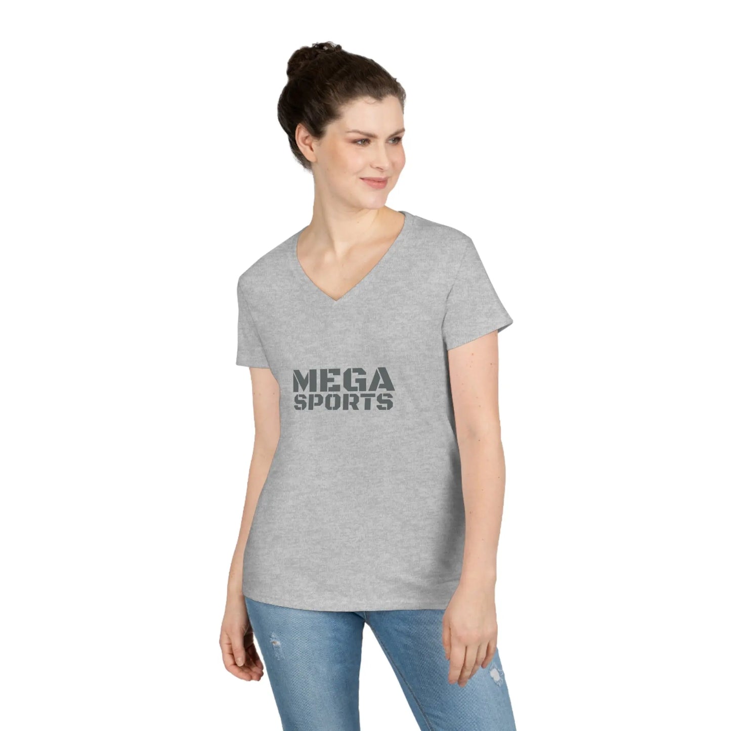 T-Shirt Women Iconic V-Neck Printify