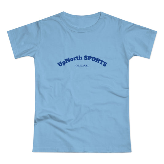 Women T-Shirt skyblue with navy front - UpNorth SPORTS