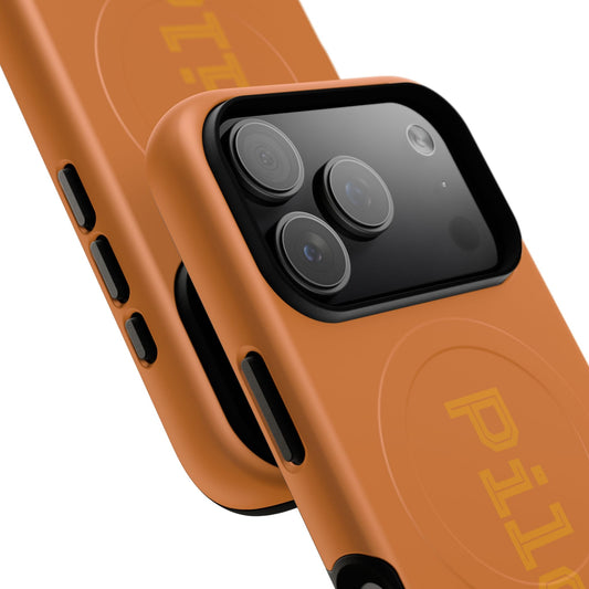 Tough Magnetic iPhone Cases Piloti in orange made in matt and gloss finish - UpNorth SPORTS