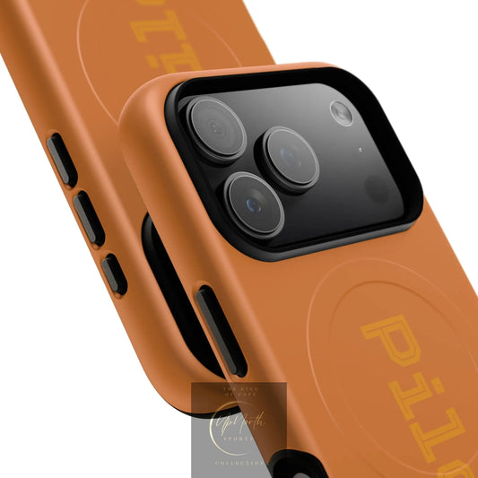 Tough Magnetic iPhone Cases Piloti in orange - UpNorth SPORTS