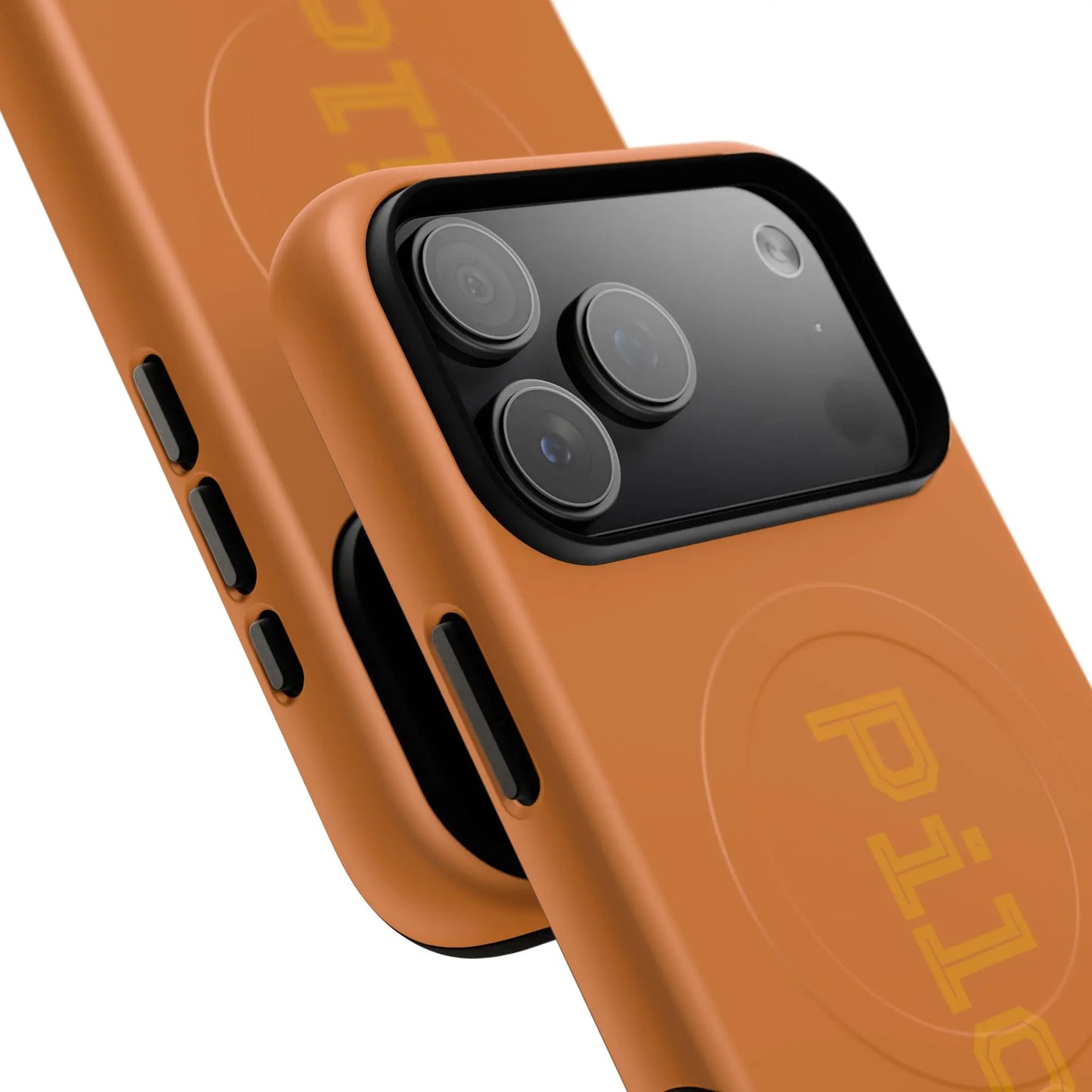 Tough Magnetic iPhone Cases Piloti in orange Printify