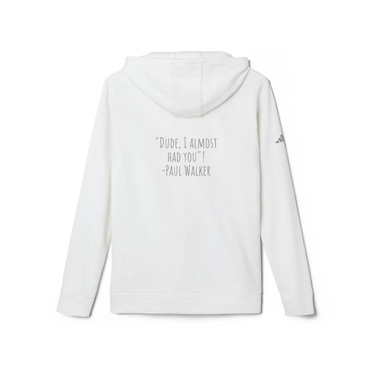 White Premium Paparazzi Adidas Hoodie Printify