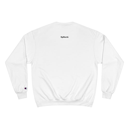 White UpNorth SPORTS Champion Sweatshirt Printify