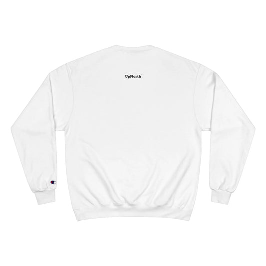 White UpNorth SPORTS Champion Sweatshirt Printify