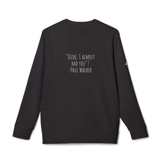 Black Premium Paparazzi Adidas Sweatshirt backside - Paparazzi Original