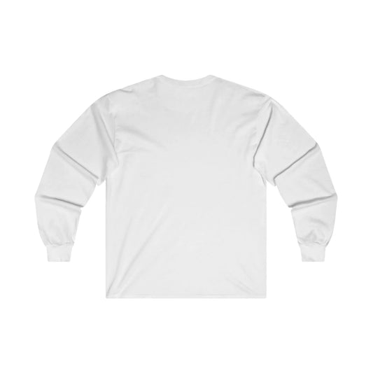 White Red Long Sleeve T-Shirt Printify