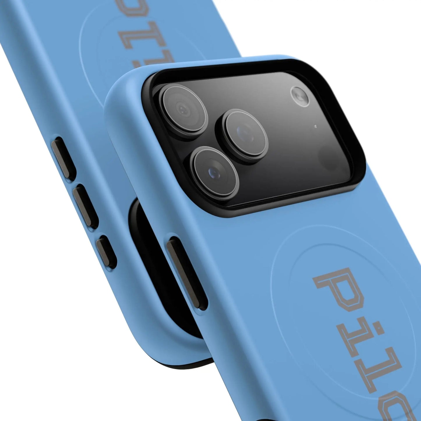 Tough Magnetic iPhone Cases Piloti in skyblue Printify