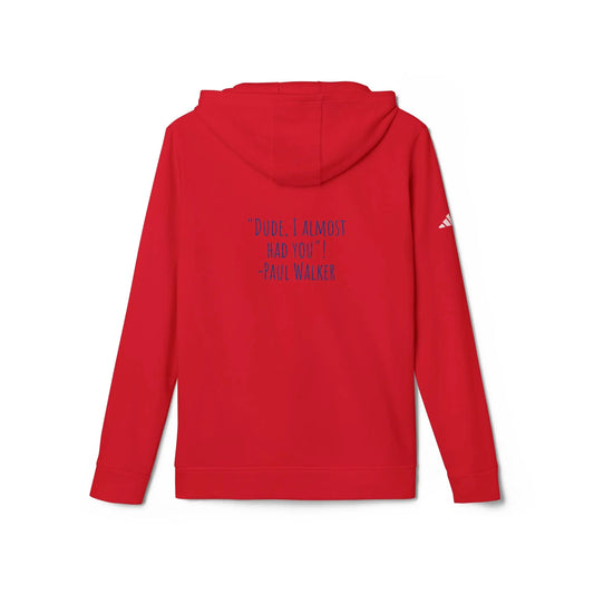 Red Navy Premium Paparazzi Adidas Hoodie Printify