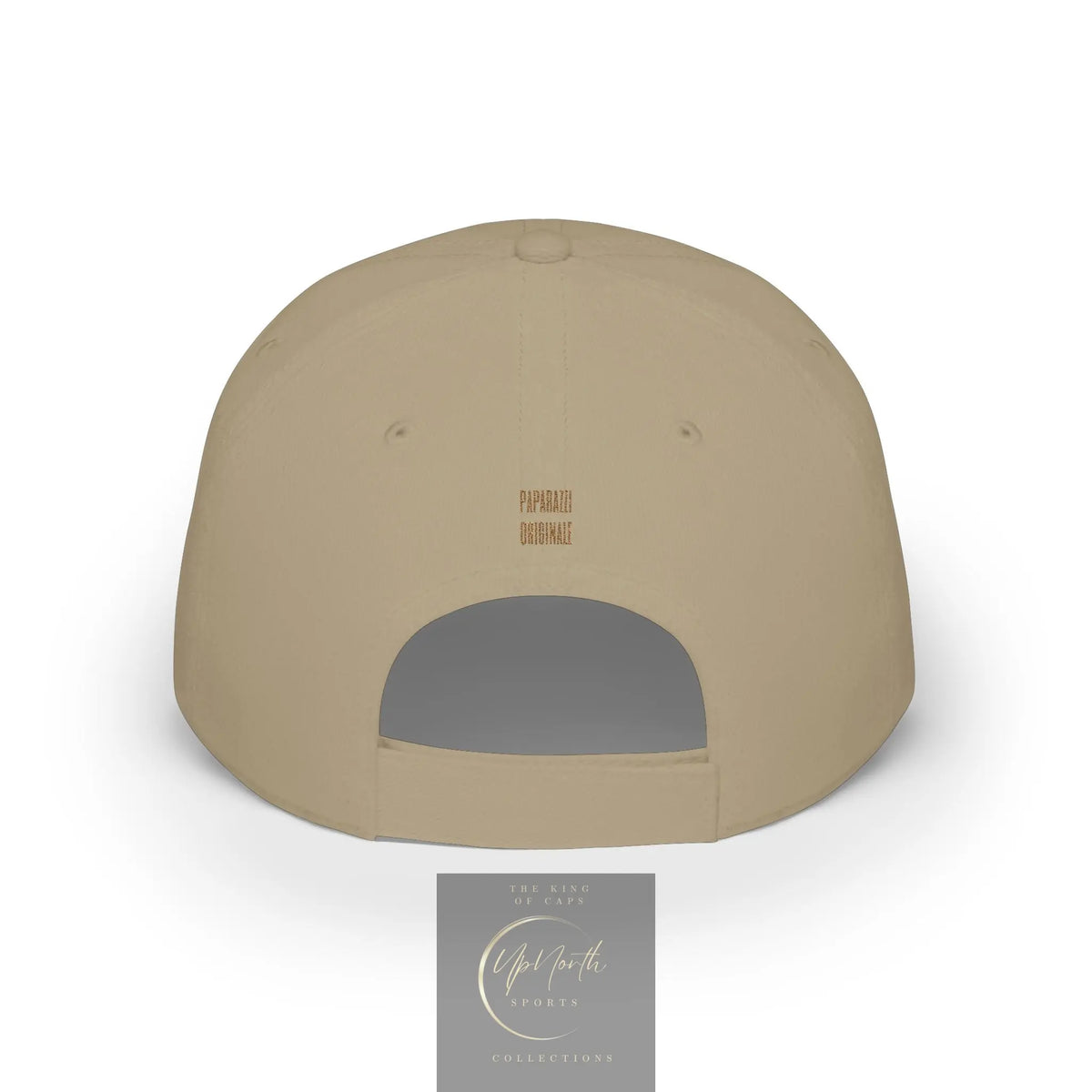 Khaki POS Paparazzi Old Gold Baseball Cap backside - Paparazzi Original