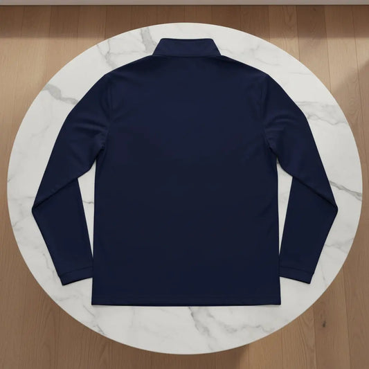 Adidas® MONACO Navy Quarter-Zip Sweatshirt Printify