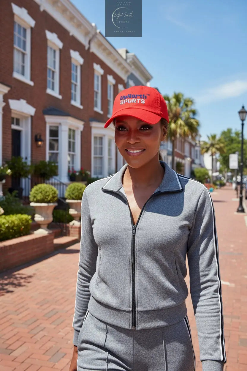 Red UpNorthSPORTS Navy White Baseball Cap