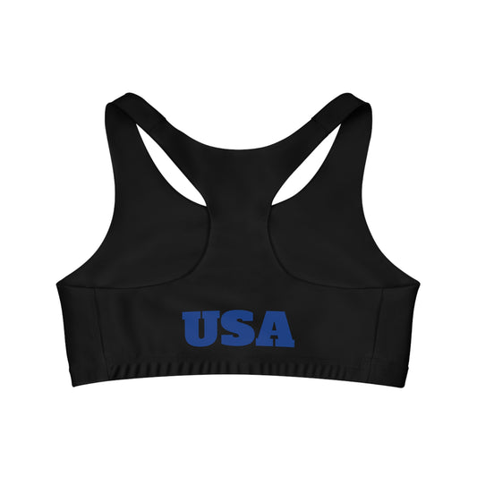 Sports Bra UpNorth dark blue on black