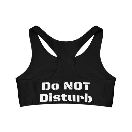 Sports Bra MEGA Sports white on black