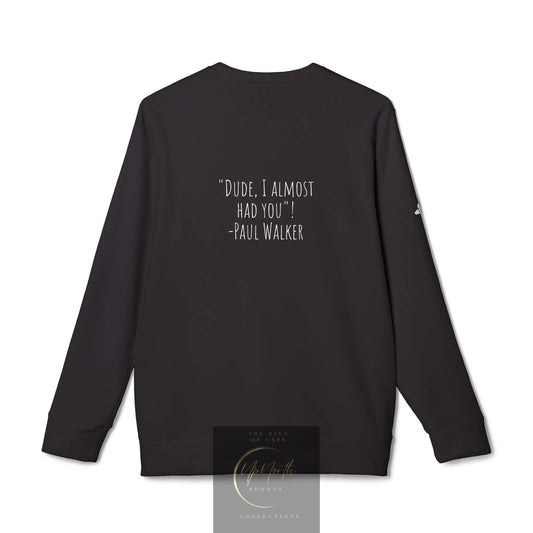 Black Premium UpNorthSPORTS Adidas Sweatshirt backside - UpNorth SPORTS