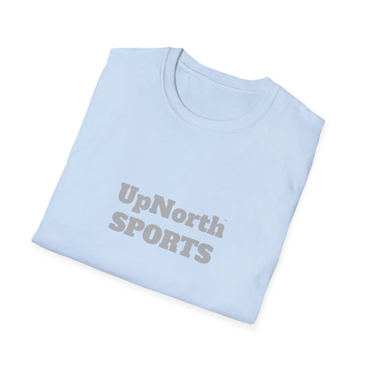 Light Blue Grey Unisex T-Shirt folded - UpNorth SPORTS