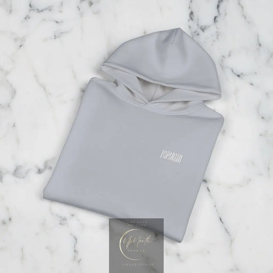 White Paparazzi Avantgarde Powder White Hoodie folded - Paparazzi Original