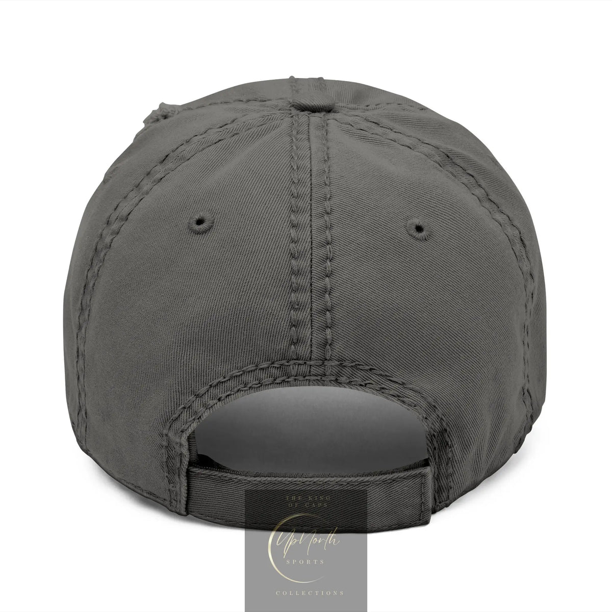 Distressed Baseball Cap Paparazzi Embroidery dark grey with grey - UpNorth SPORTS