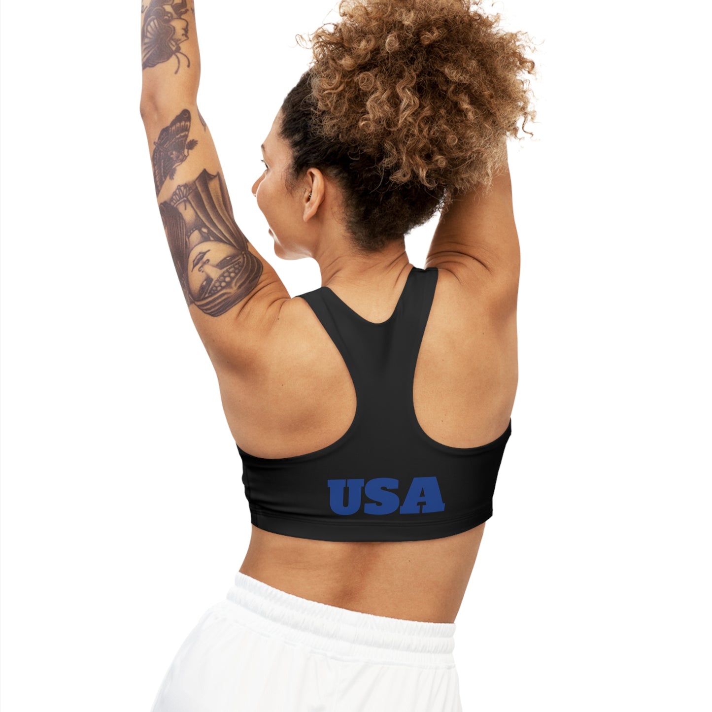 Sports Bra UpNorth dark blue on black