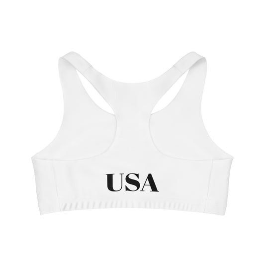Sports Bra Paparazzi black on white
