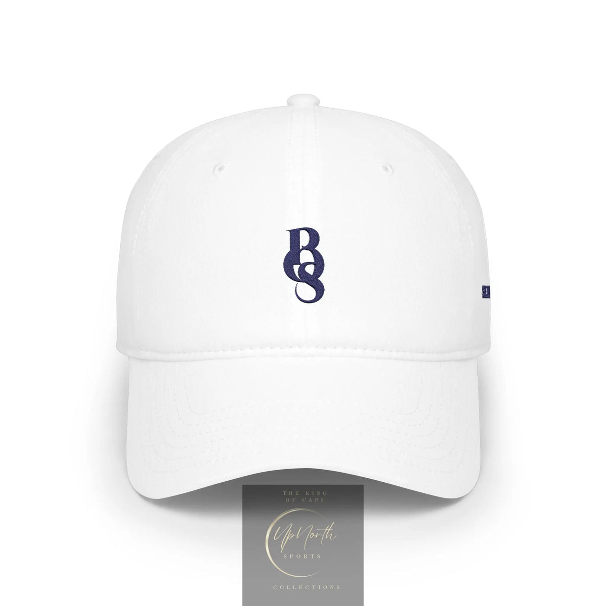White POS Paparazzi Navy Baseball Cap front - Paparazzi Original