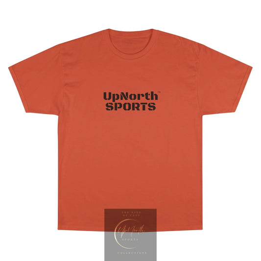 UpNorthSPORTS Orange Champion T-Shirt frontside - UpNorth SPORTS