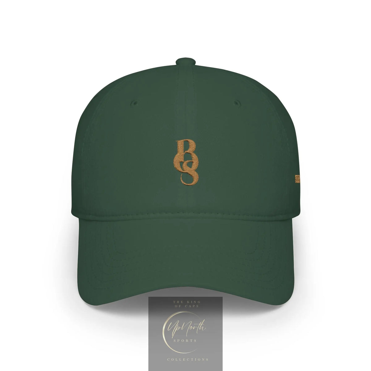 Dark Green POS Paparazzi Old Gold Baseball Cap front - Paparazzi Original