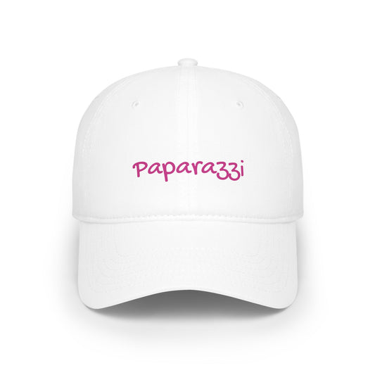 Baseball Cap Paparazzi pink on white