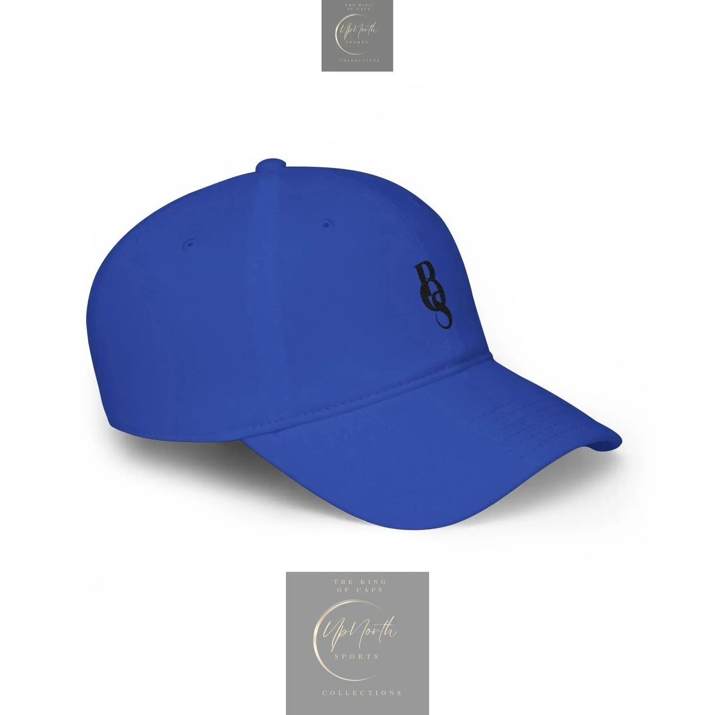 Royal Blue POS Paparazzi Black Baseball Cap right side - Paparazzi Original