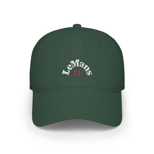 Dark Green Le Mans 24 Baseball Cap frontside - UpNorth SPORTS