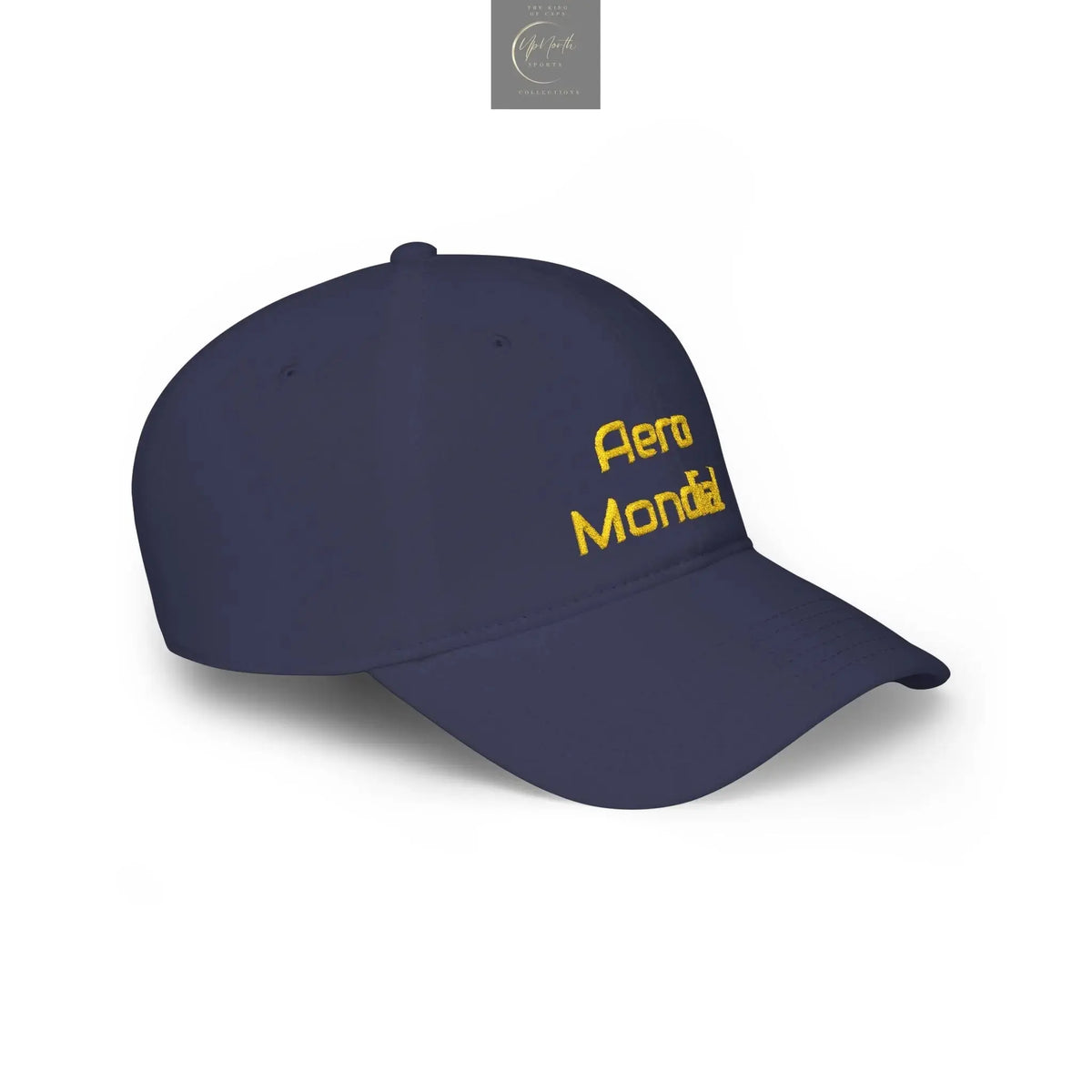 Aero Mondial Yellow Baseball Cap right side - UpNorth SPORTS