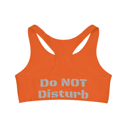 Sports Bra MEGA Sports light gray on orange