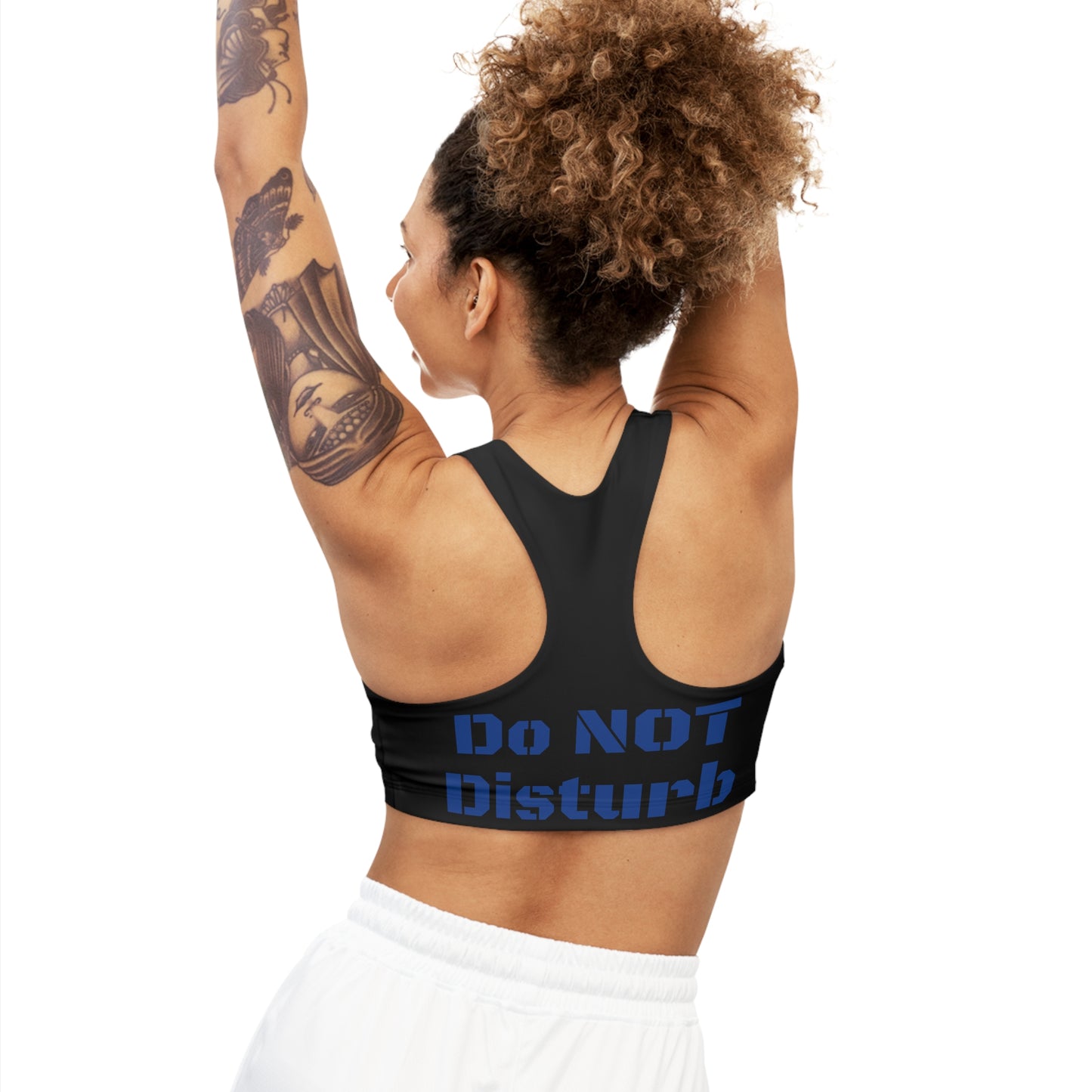 Sports Bra MEGA Sports dark blue on black
