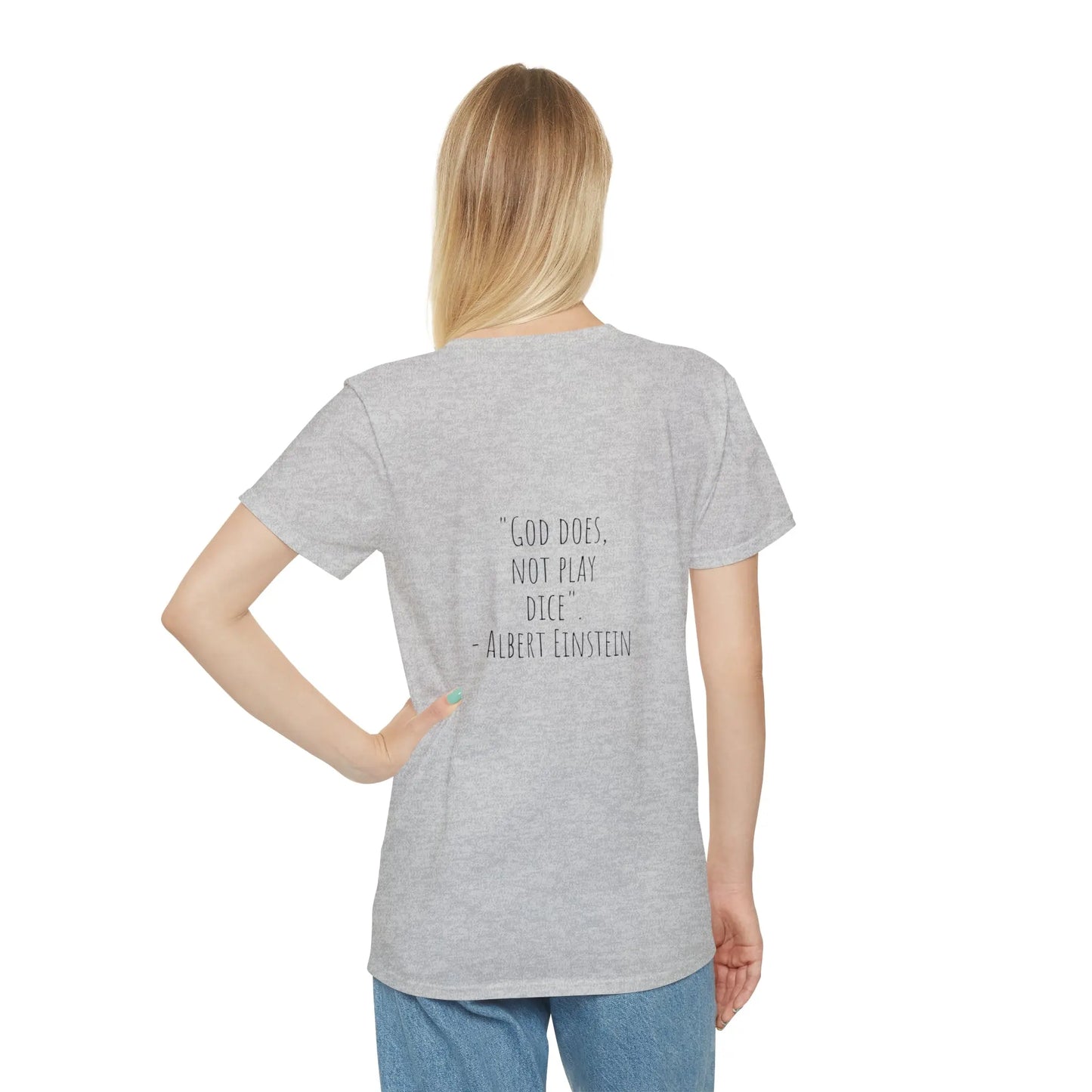 T-Shirt Fruit of the Loom, Einstein Quote Printify