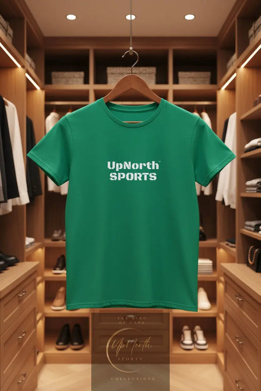 Kelly Green Multicolor Whitelabel Unisex Iconic T-Shirt front - UpNorth
