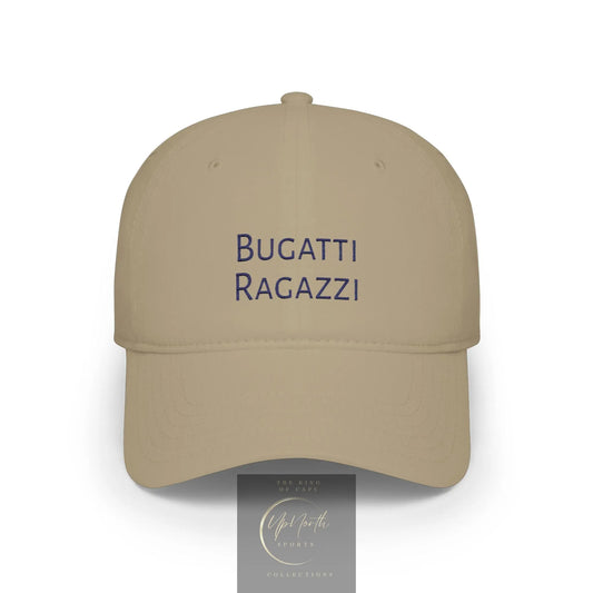 Khaki Bugatti Ragazzi Navy Baseball Cap frontside - UpNorth SPORTS