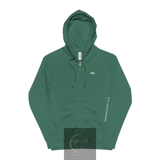 Alpine Green Classic POS Full Zip Hoodie front - Paparazzi Original