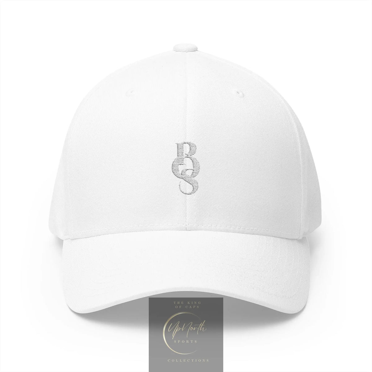 White POS White Logo Closed Back Cap front - Paparazzi Original