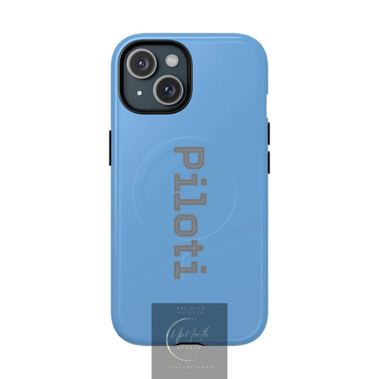 Tough Magnetic iPhone Cases Piloti in skyblue - UpNorth SPORTS