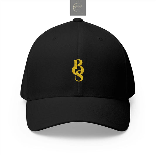 POS Gold Logo Closed Back Cap Printify