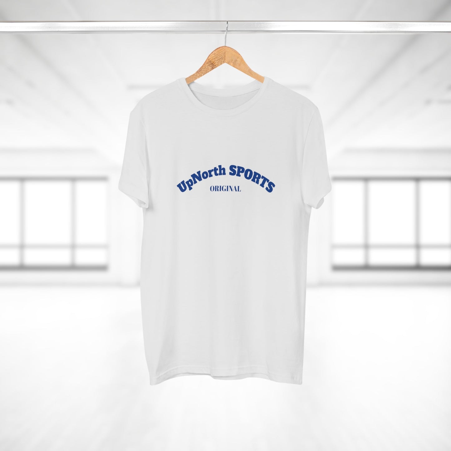 Men T-shirt UpNorth SPORTS white with Brian O’Connor quote Printify