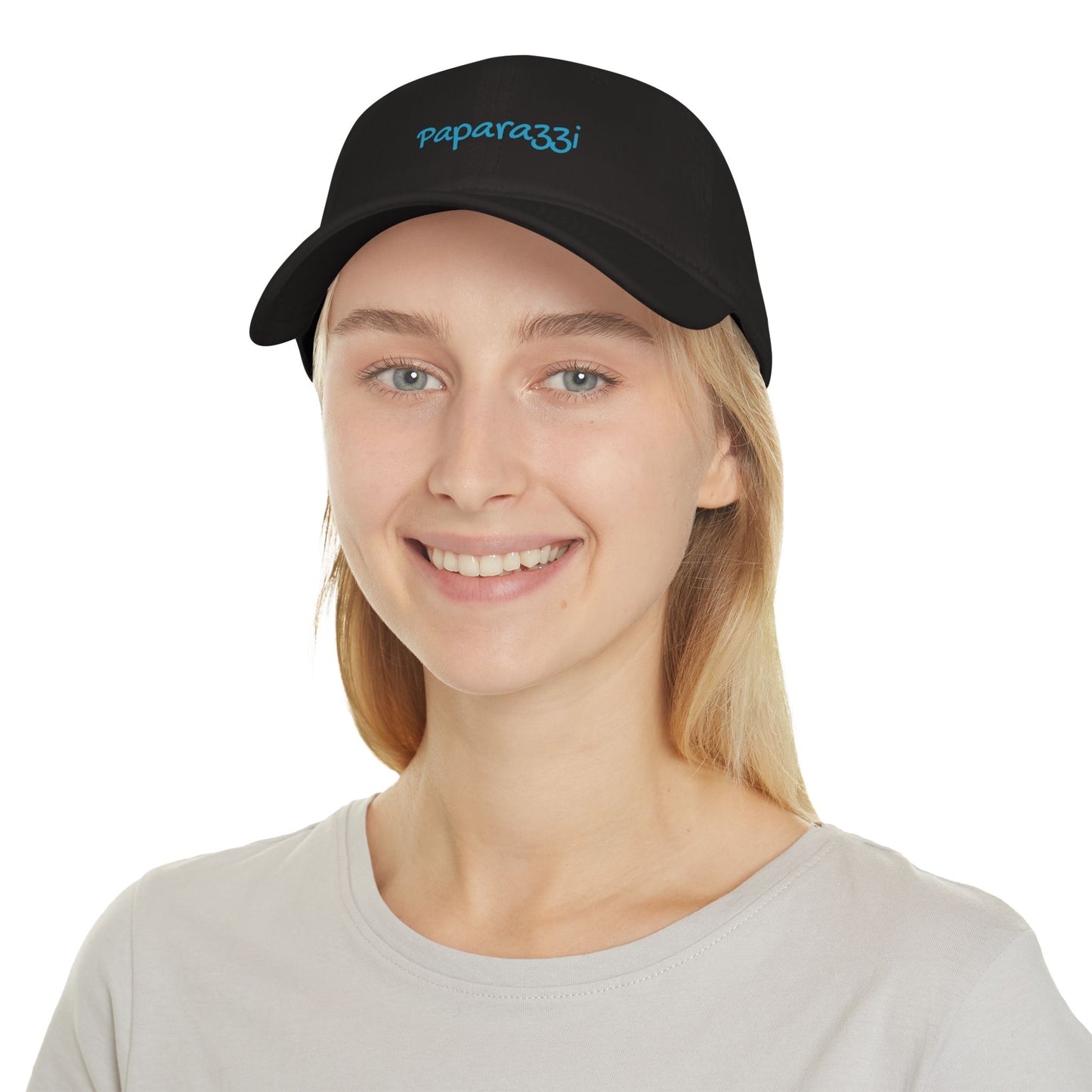 Baseball Cap Paparazzi black and turquoise