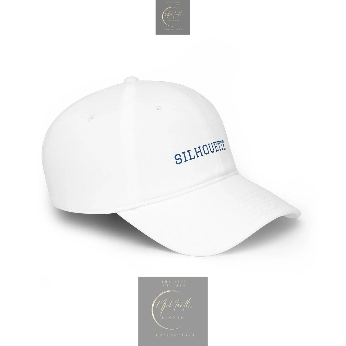 White Paparazzi Silhouette Royal Baseball Cap right side - Paparazzi Original
