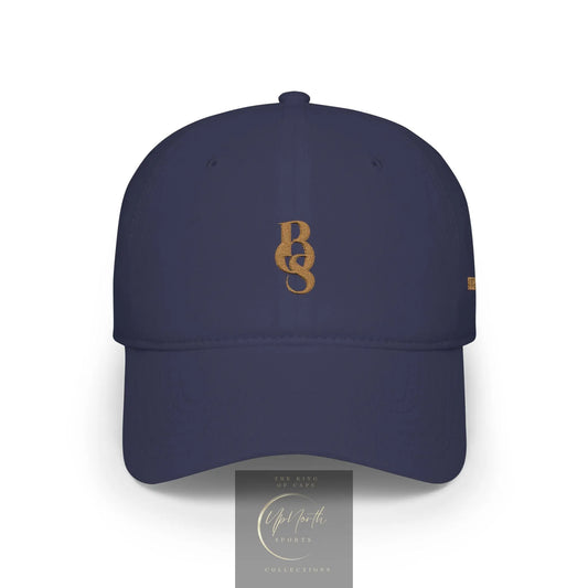 Dark Navy POS Paparazzi Old Gold Baseball Cap front - Paparazzi Original