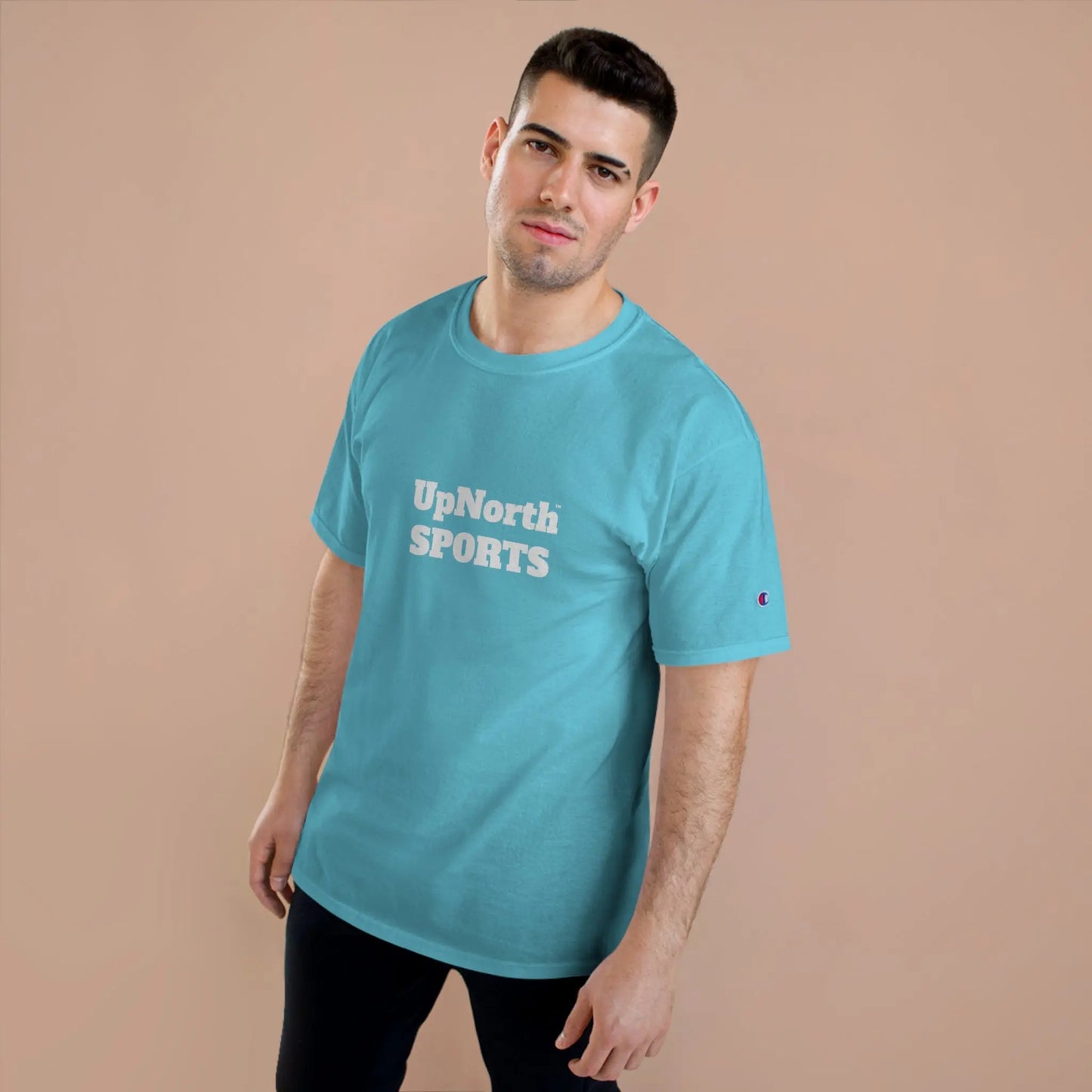 UpNorthSPORTS Turquoise Champion T-Shirt