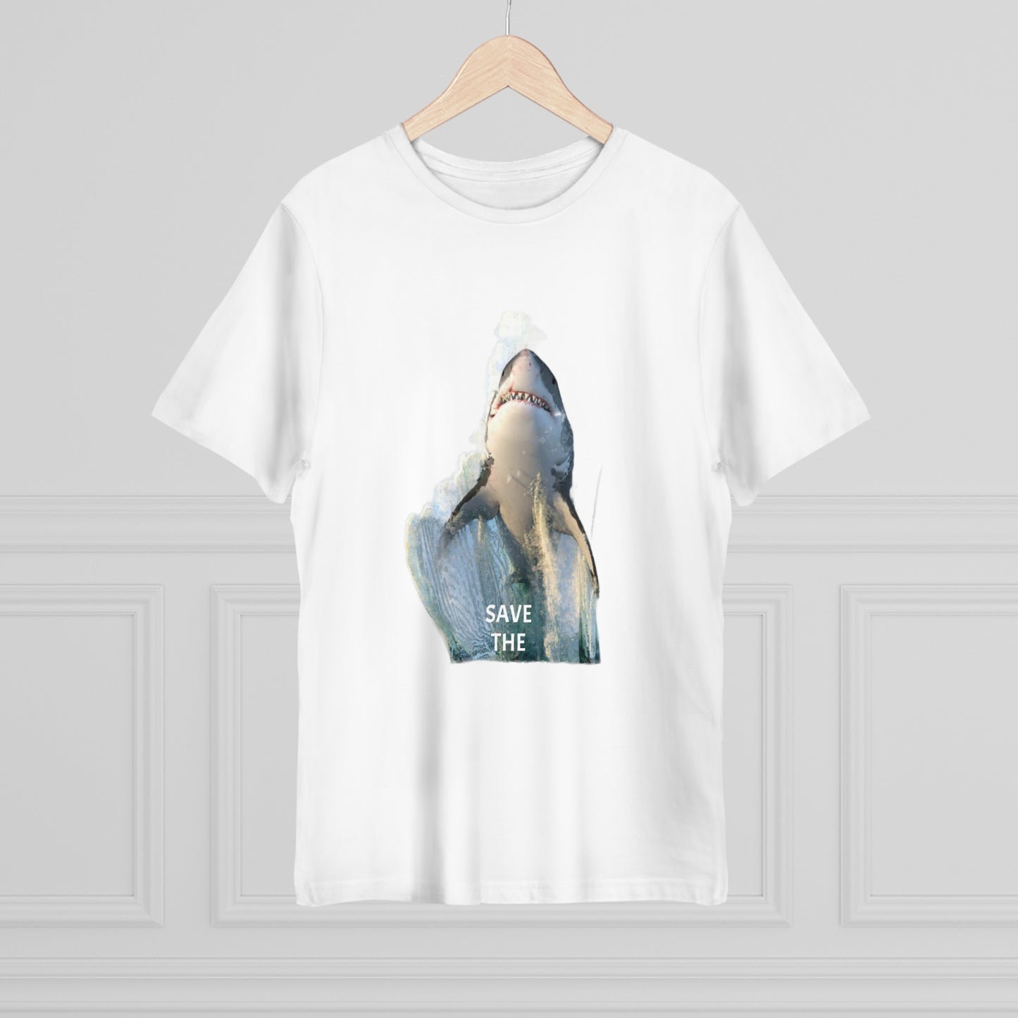 T-Shirt Premium Deluxe Save the sharks